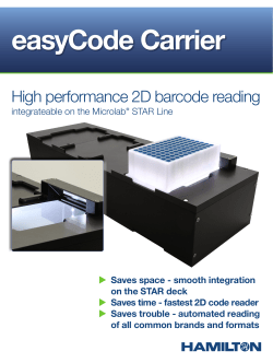 easyCode Carrier - Hamilton Robotics
