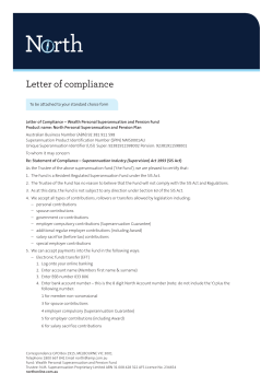 Letter of compliance - Financial Planning Hub