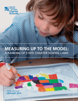Measuring Up to the Model: A Ranking of State Charter