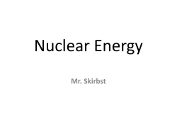 Nuclear Energy