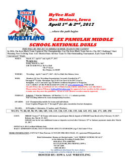 lee pamulak middle school national duals