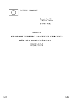 regulation GSP FINAL - European Commission
