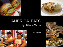 Food in America