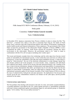 State-sponsored cyberterrorism