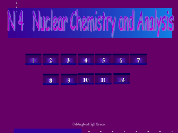 N4 Unit 3 quiz 6 Nuclear and Analysis