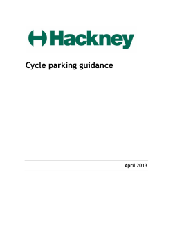 Cycle parking guidance