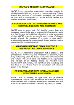 hafad`s mission and values