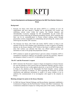 submissions to the pre-trial chamber on its request to the