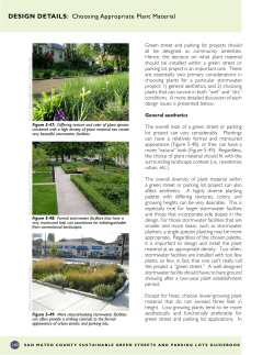 DESiGn DEtaiLS: choosing Appropriate Plant material