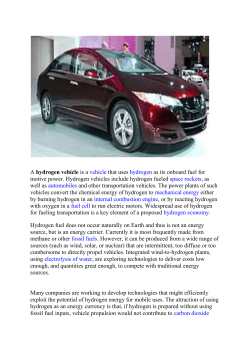 Hydrogen - Seminar Topics