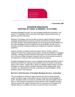 11 December 2007 PARADIGM ANNOUNCES ADDITION OF