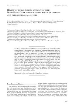 93 Review of Renal tumoRs associated with BiRt-hogg