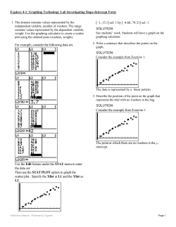For example, consider the following data set. Use the Edit feature