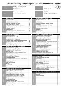 CSSA Secondary State Volleyball GD