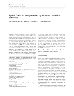 Speed faults in computation by chemical reaction networks