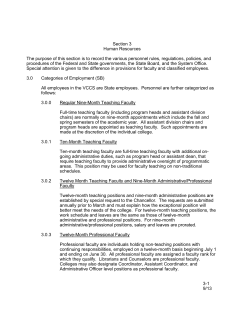 Section 3 - Virginia`s Community Colleges