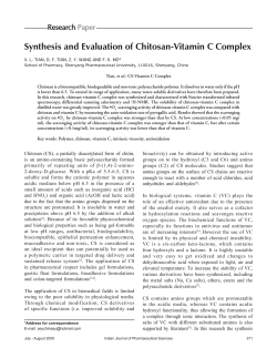 Synthesis and Evaluation of Chitosan