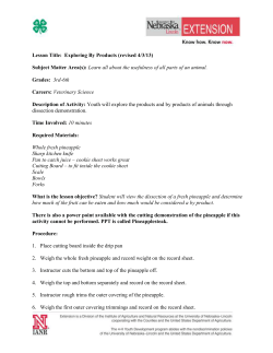 Lesson Title: Exploring By Products (revised 4/3/13) Subject Matter