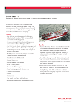 Stim Star IV - Halliburton
