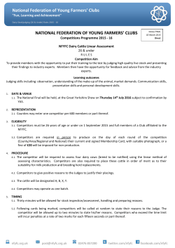 NFYFC document - National Federation of Young Farmers` Clubs