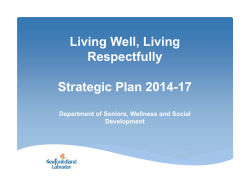 Department of Children, Seniors and Social Development