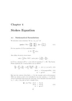 Stokes Equation