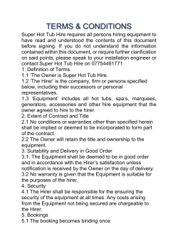 Terms and Conditions