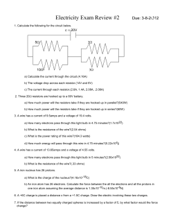 AP Physics Worksheet
