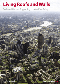 Living Roofs and Walls - Greater London Authority