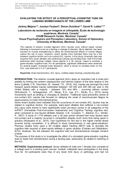 EVALUATING THE EFFECT OF A PERCEPTUAL-COGNITIVE