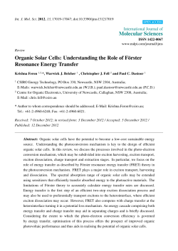 Organic Solar Cells