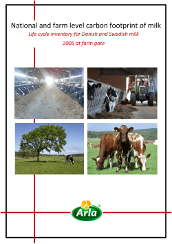 National and farm level carbon footprint of milk - 2.