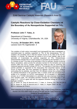 Catalytic Reactions Up Close-Oxidation Chemistry at the Boundary