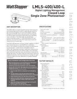 LMLS-400/400-L DLM Closed Loop Single Zone