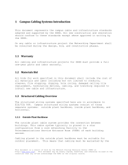 1 Campus Cabling Systems Introduction