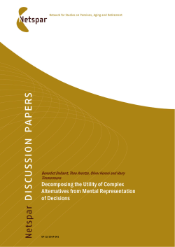 Decomposing the Utility of Complex Alternatives from Mental