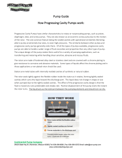 Pump Guide - Continental Ultra Pump