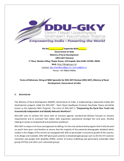 File No:______/ Aajeevika Skills:______ Government of India