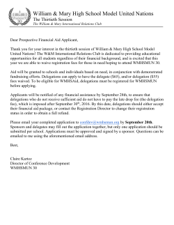 Part 1. Contact Information