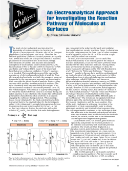 An Electroanalytical Approach for Investigating the Reaction