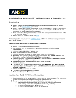 Installation Steps for Release 17.2 and Prior Releases of