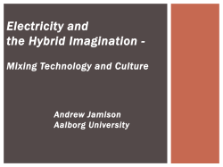 Electricity and the Hybrid Imagination