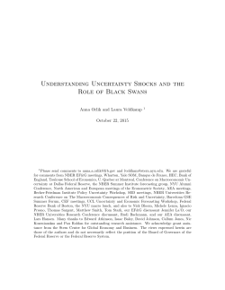 Understanding Uncertainty Shocks and the Role of Black