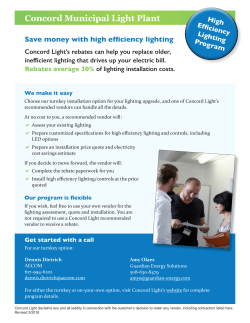 Concord Municipal Light Plant