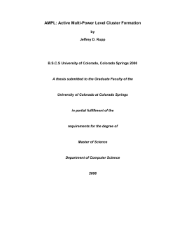 Thesis Proposal &ndash; for Master of Software Engineering