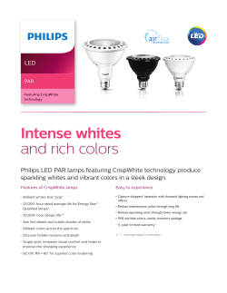 Intense whites and rich colors