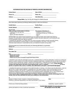 Medical Records Release PDF