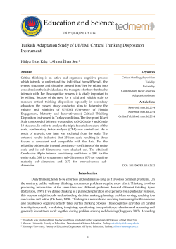 Critical thinking skill is the ability to think critically in