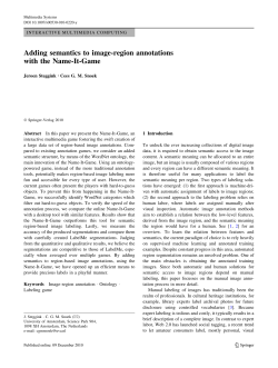 Adding semantics to image-region annotations with the Name-It-Game