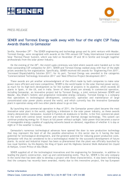 - Torresol Energy